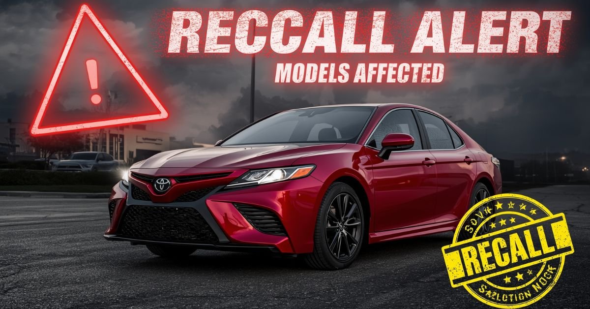 Toyota Vehicle Recall Models