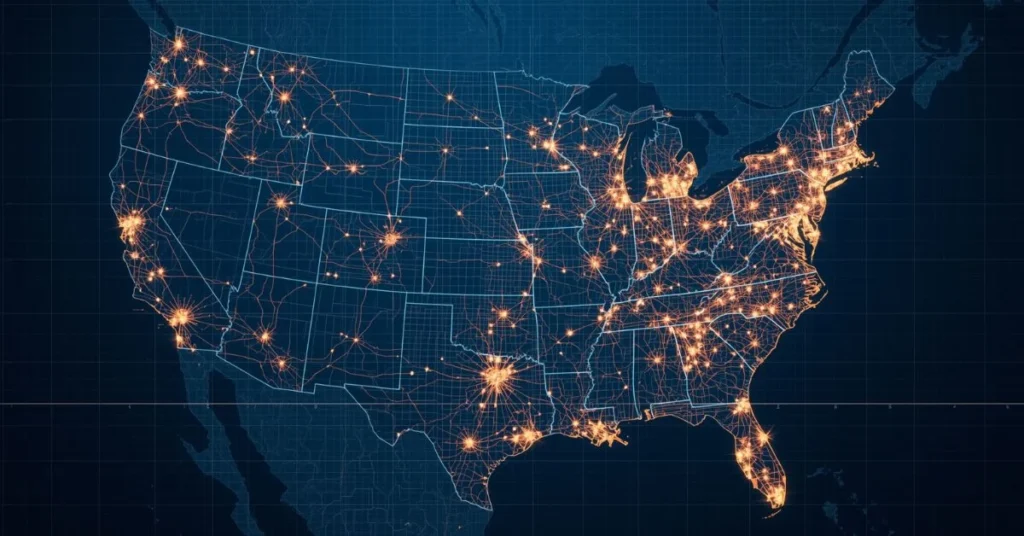 U.S. Freight Corridors Heatmap