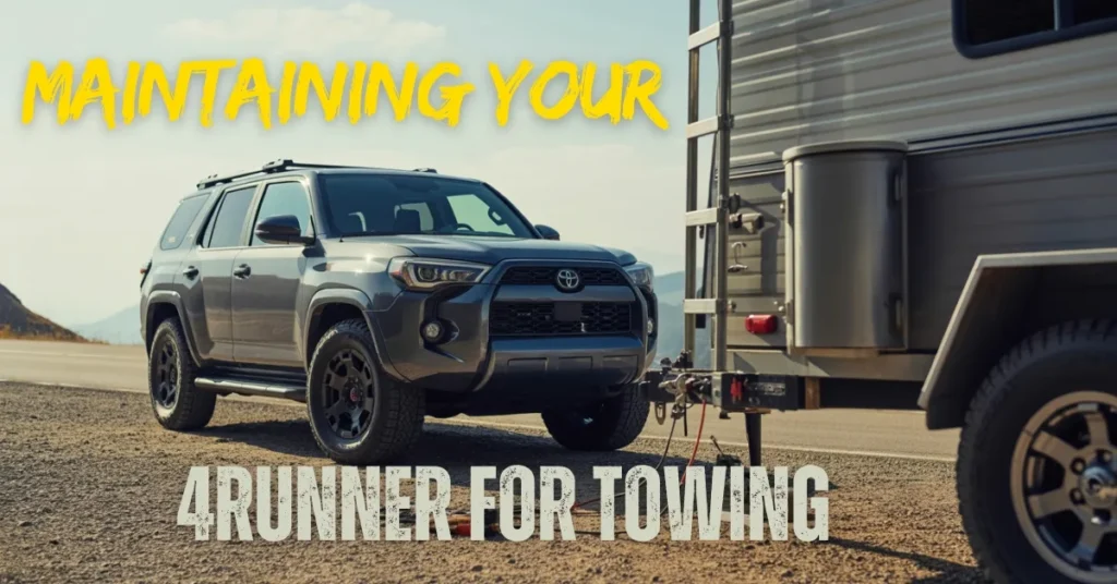 Maintaining Your 4Runner for Towing