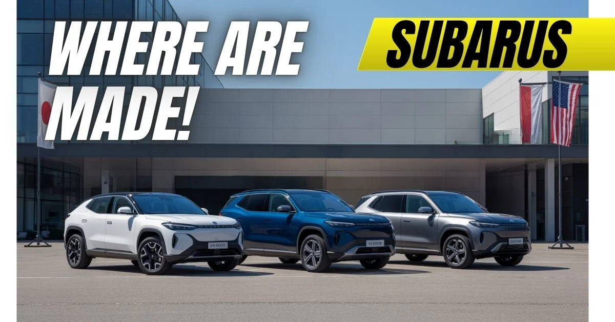 Where Are Subarus Made