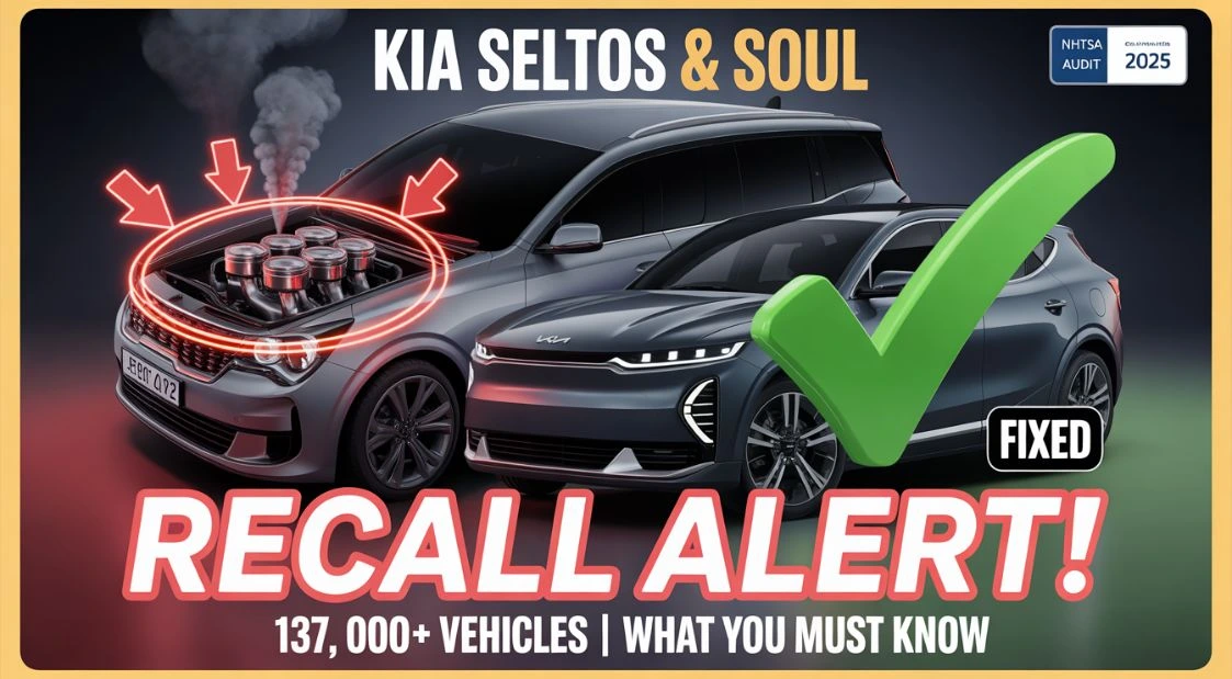 kia seltos soul recall nhtsa audit