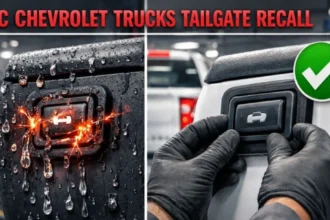 GMC Chevrolet trucks tailgate recall