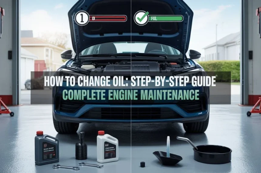 how to change oil