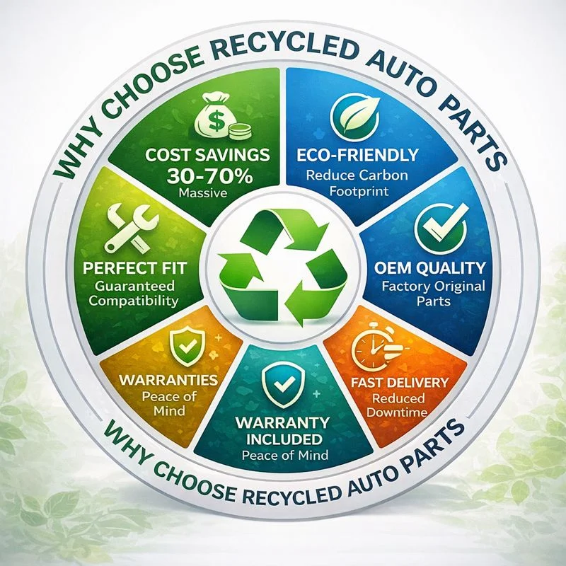 why to choose recycled autoparts