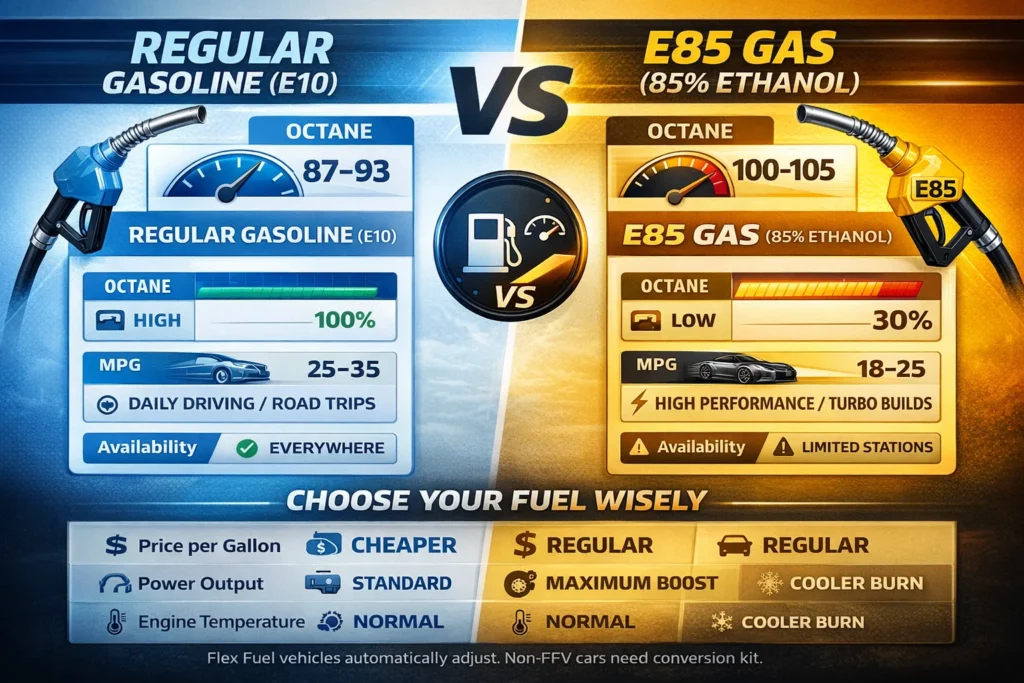 e85 octane rating