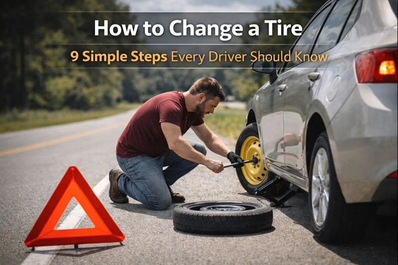 how to change a tire on a car