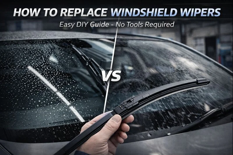 how to replace windshield wipers