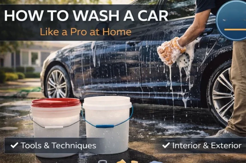 how to wash a car like pro guide
