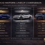 lucid motors lineup comparison