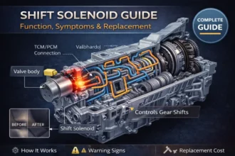 shift solenoid guide function symptoms