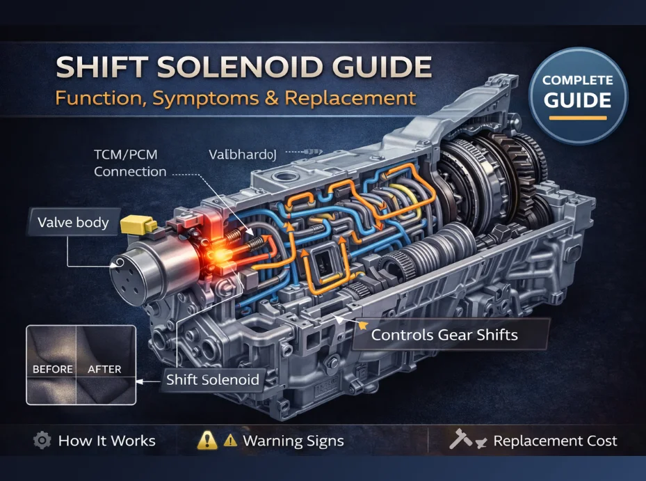 shift solenoid guide function symptoms