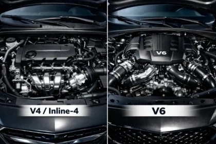 V4 Engine vs V6 Engine side-by-side comparison — Tagore Auto Parts