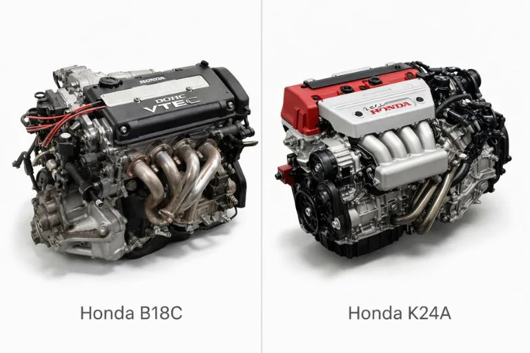 Honda B18 vs K24 used engine comparison for buyers