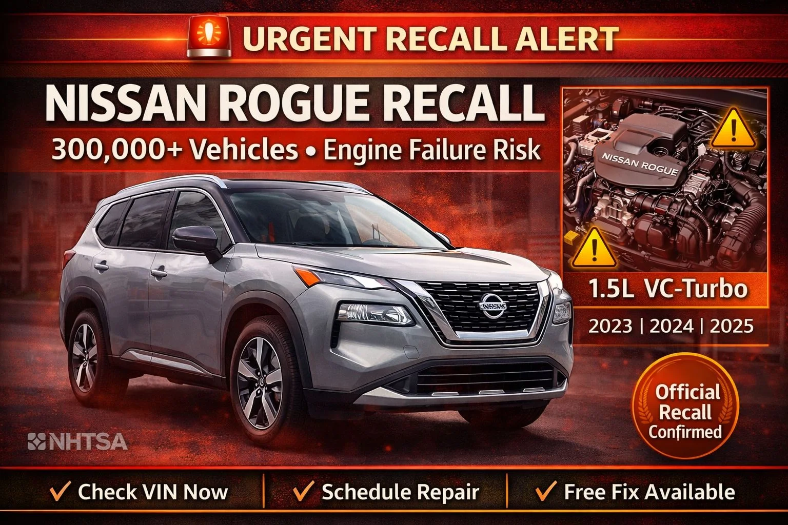 Nissan Recalls ( Nissan Rouge Recall )