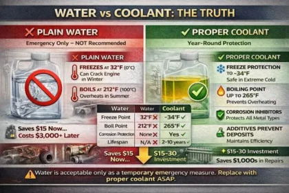 coolant types colors complete guide 2026