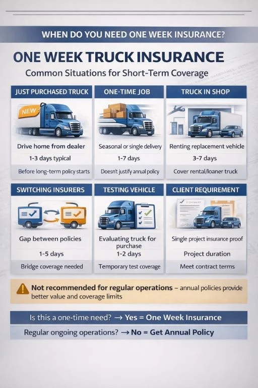one week vs annual-truck insurance comparison