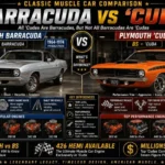 Plymouth Barracuda vs Cuda