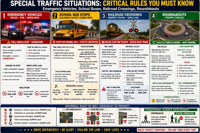 signs provide information about road rules and traffic laws