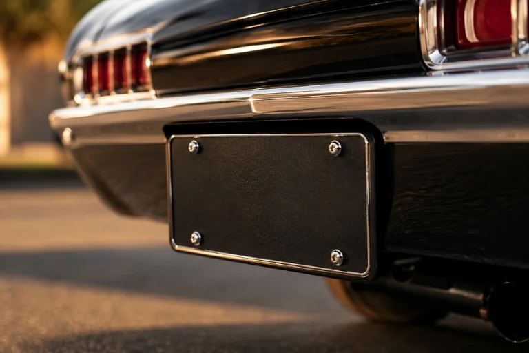 California Handmade License Plate