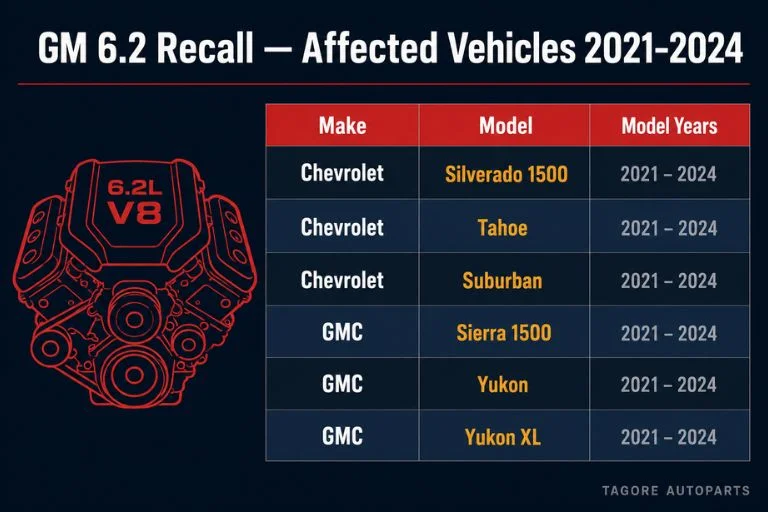 gm 6.2 engine recall