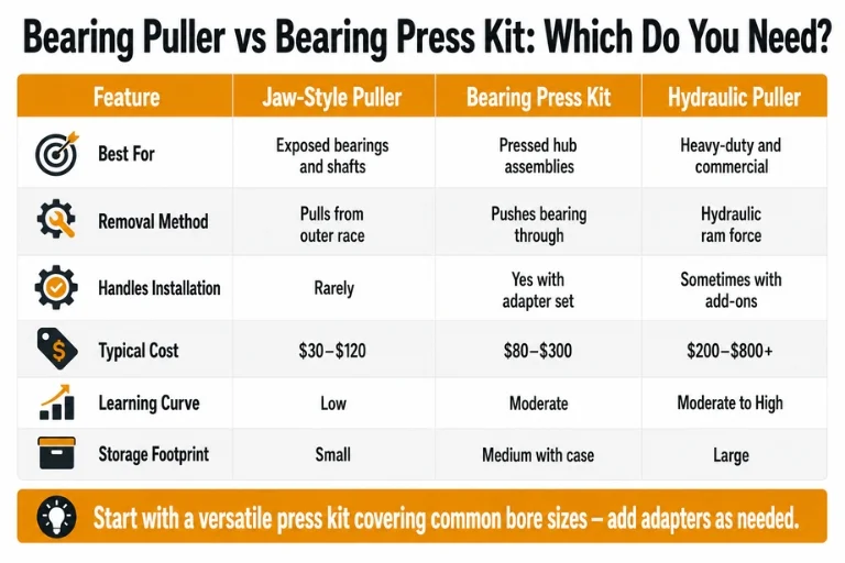 Bearing Puller vs Bearing Press Kit