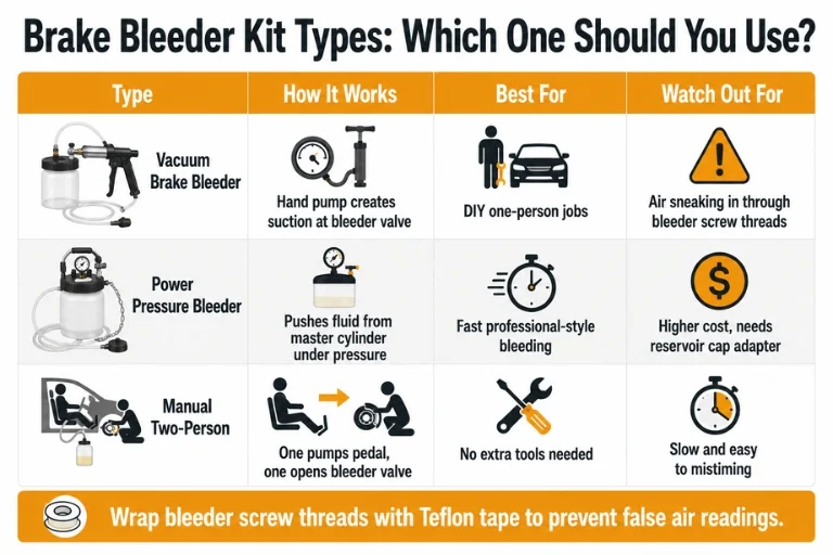 Brake Bleeder Kit Types