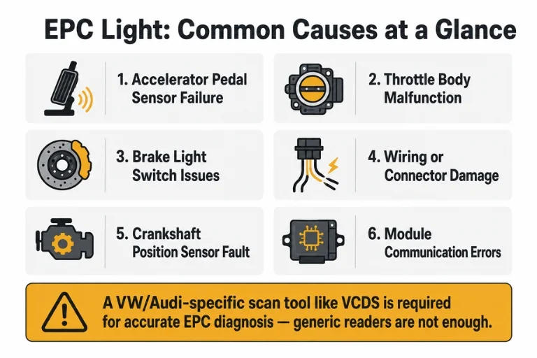 Epc Light Common Causes at a Glance