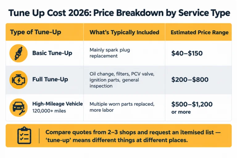 tune up cost 2026